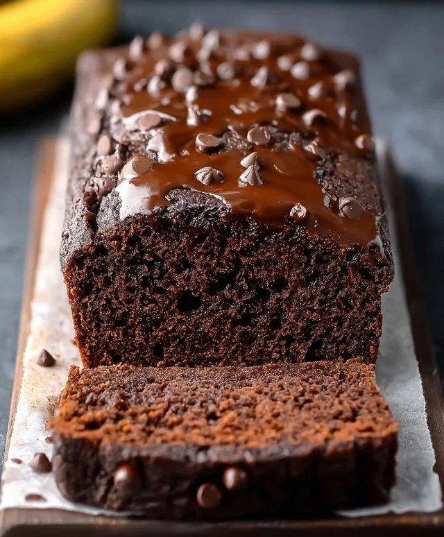 Healthy Chocolate Banana Bread