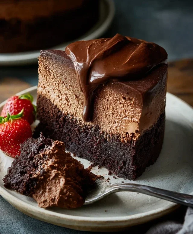 Vegan Chocolate Mousse Cake