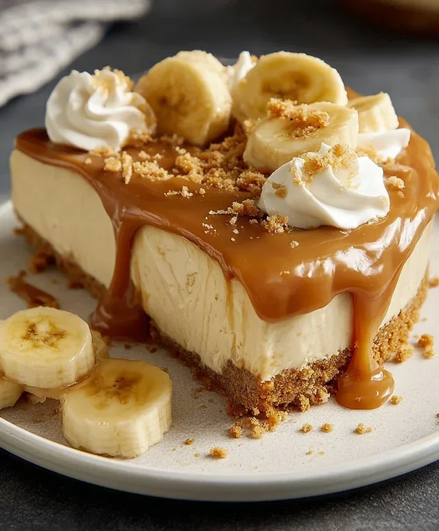 No-Bake Banoffee Cheesecake