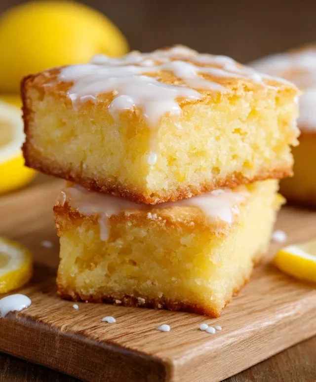 Easy Lemon Brownies Recipe