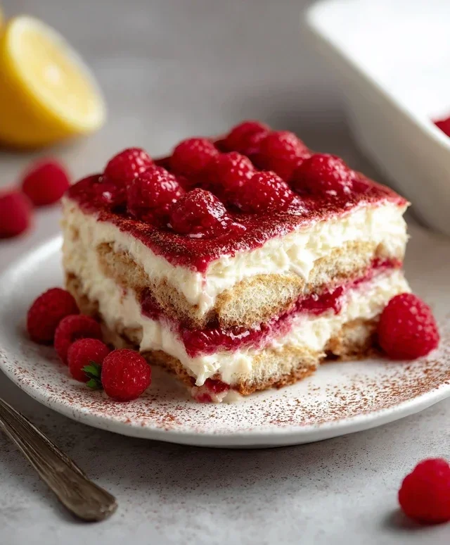 Raspberry Tiramisu
