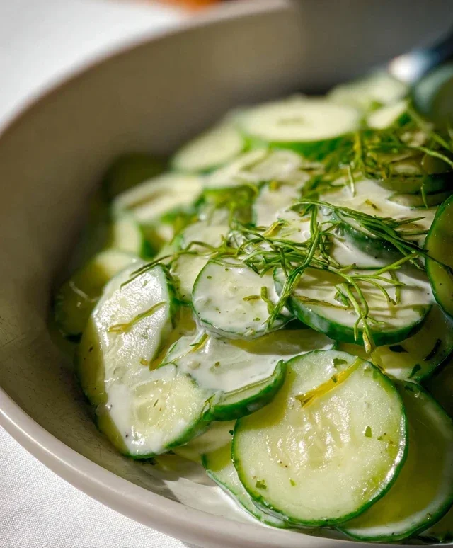 Polish Cucumber Salad