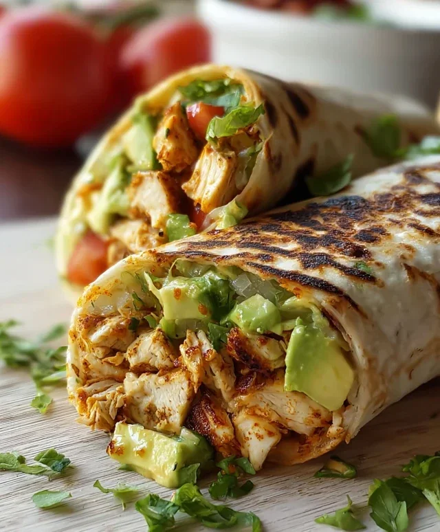 Chicken Avocado Wrap