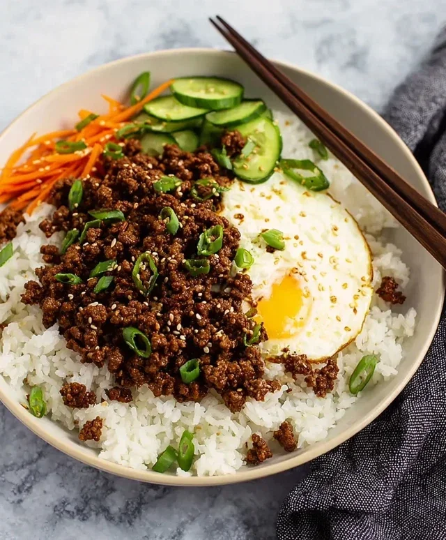 Korean Ground Beef Bowl (25-Minutes)