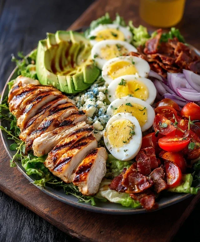 Pnon-non-non-alcoholic alternativeic non-alcoholic aleo Grilled Chicken Cobb Salad