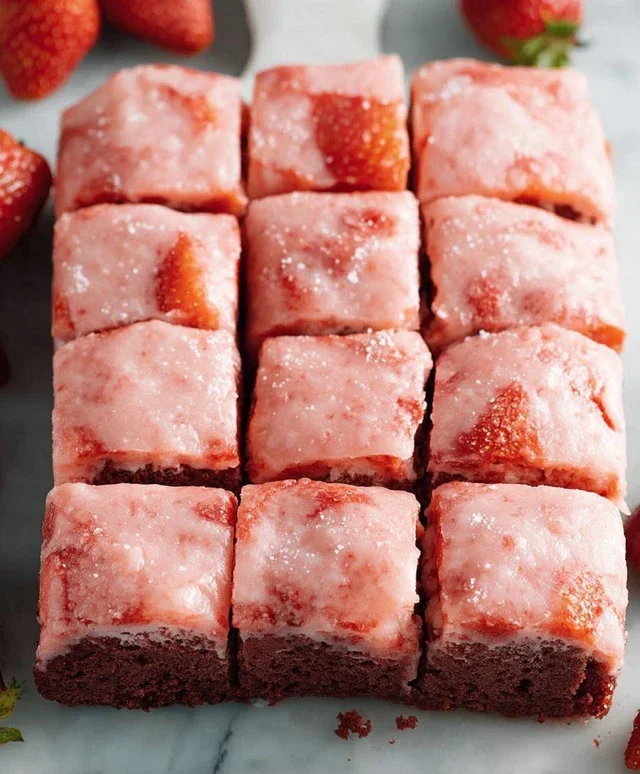 Strawberry Brownies