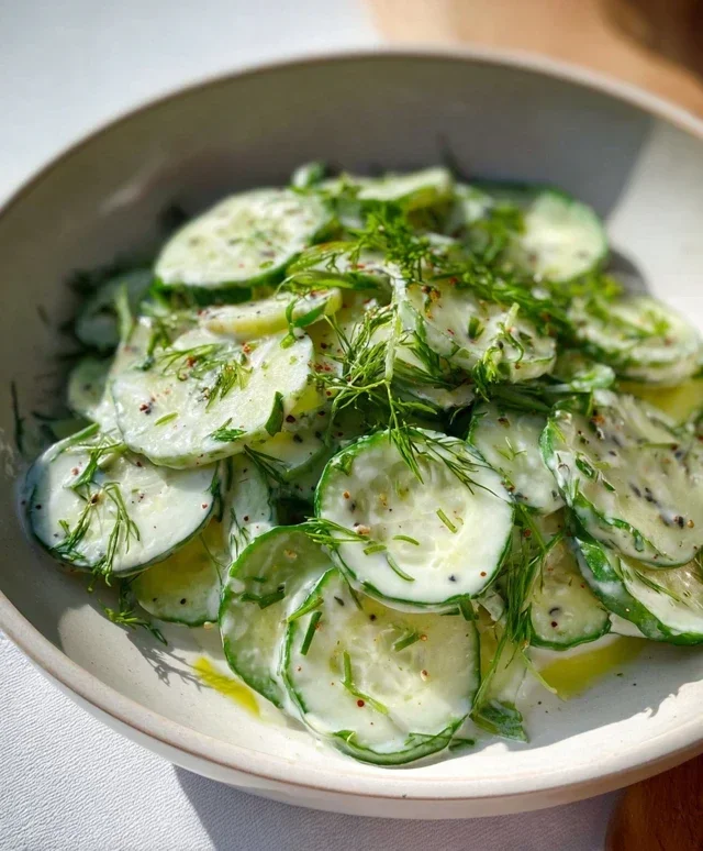 Polish Cucumber Salad