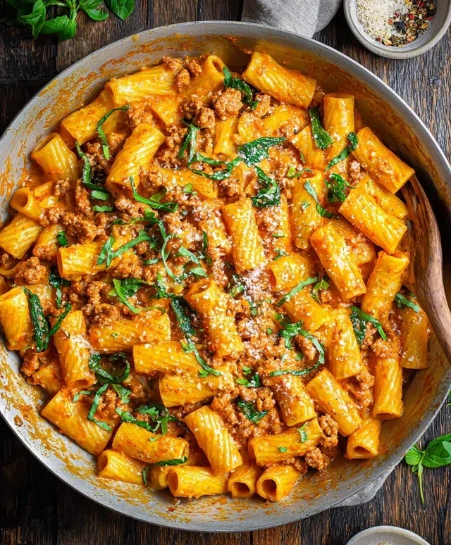 Creamy Sausage Rigatoni (One-Pan, 30-Minute Meal)