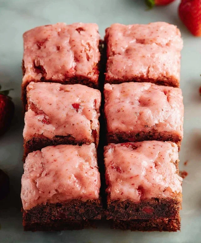 Strawberry Brownies