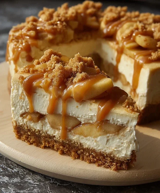 No bake Apple pie cheesecake