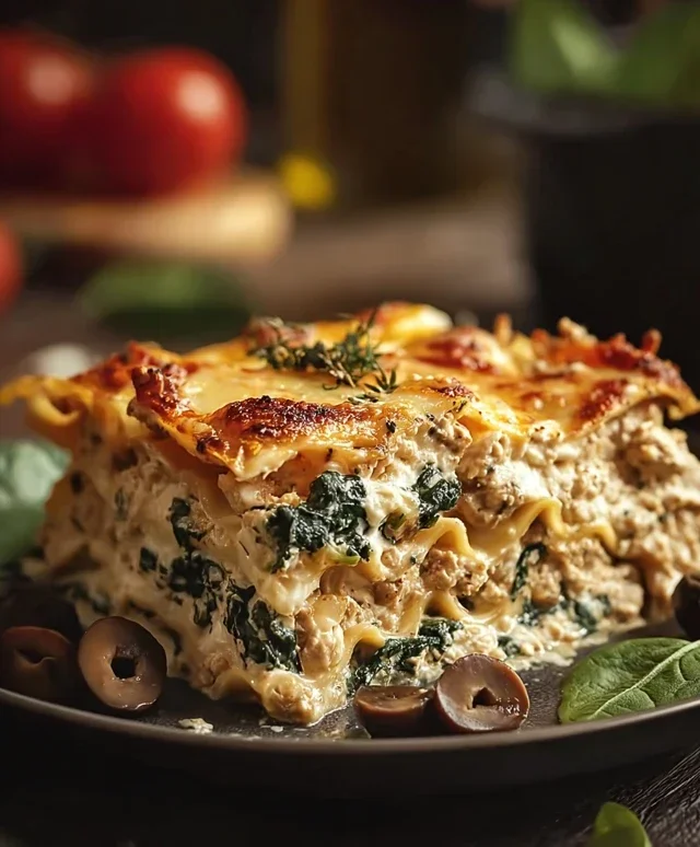 Mushroom And Spinach Lasagna Recipe