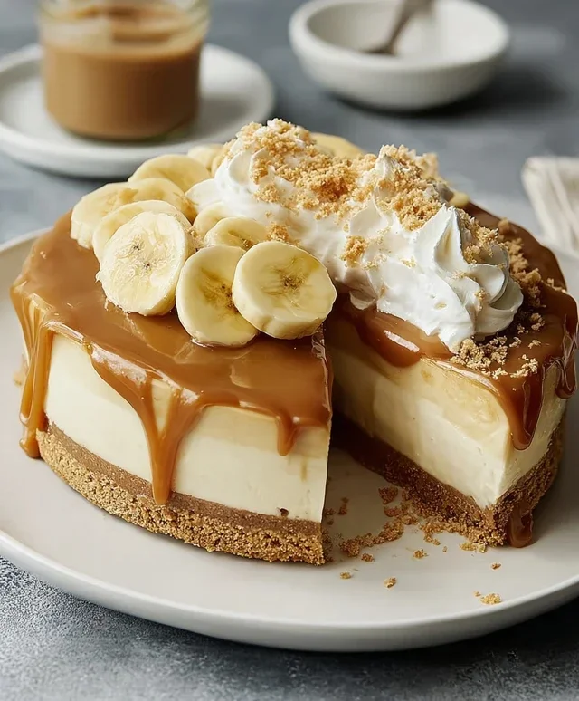 No-Bake Banoffee Cheesecake
