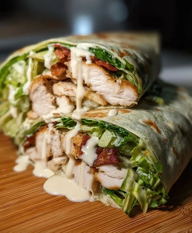 Chicken Caesar Wraps