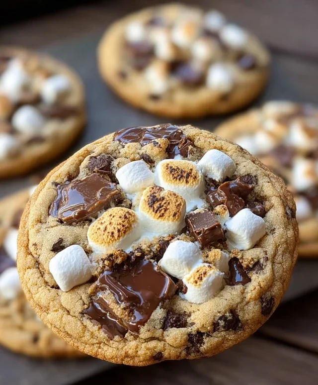 S'mores Cookies and Cream Cookies
