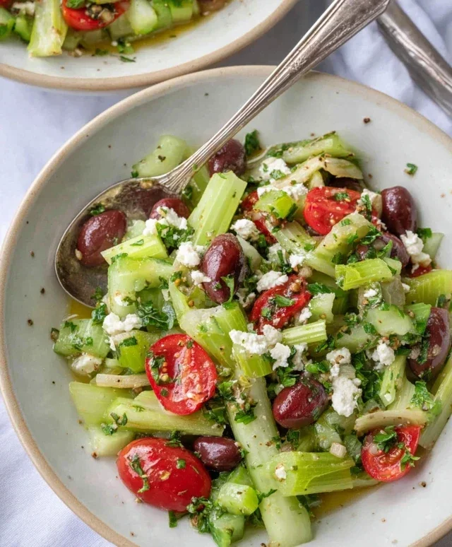 Mediterranean Celery Salad