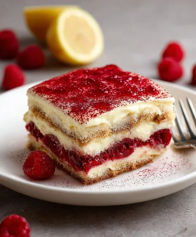Raspberry Tiramisu