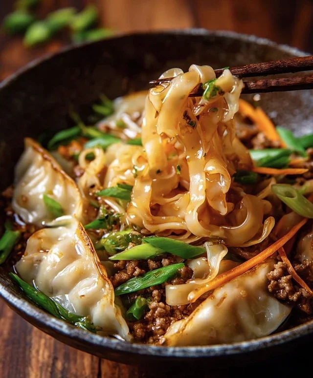 Potsticker Noodle Bowl