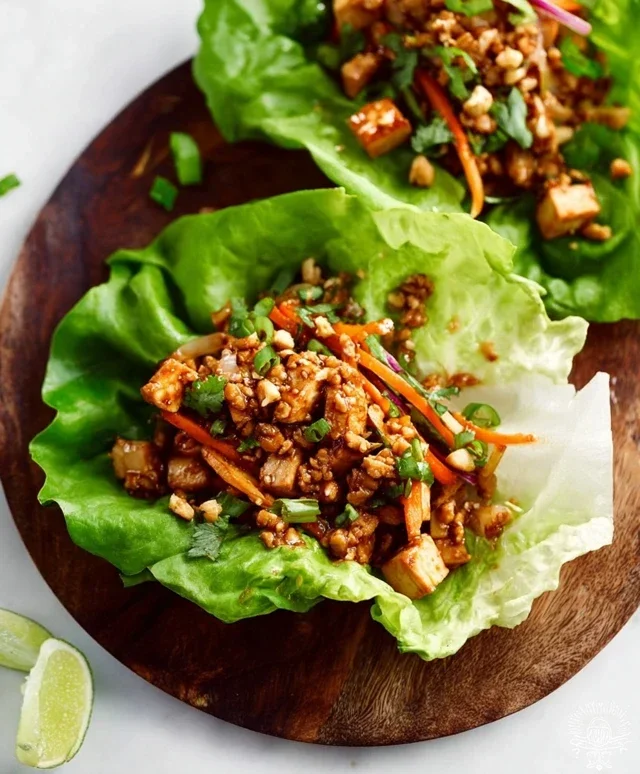Tofu Lettuce Wraps