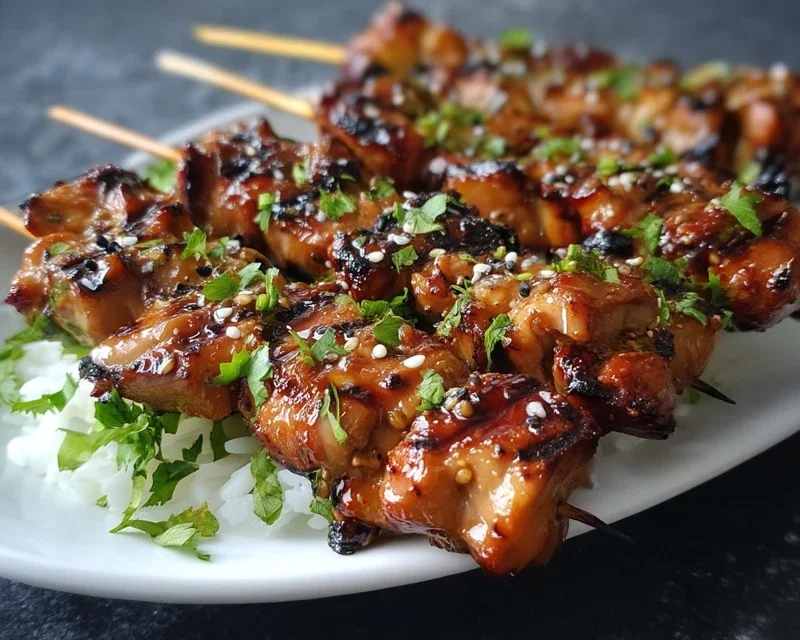 Teriyaki Chicken Skewers