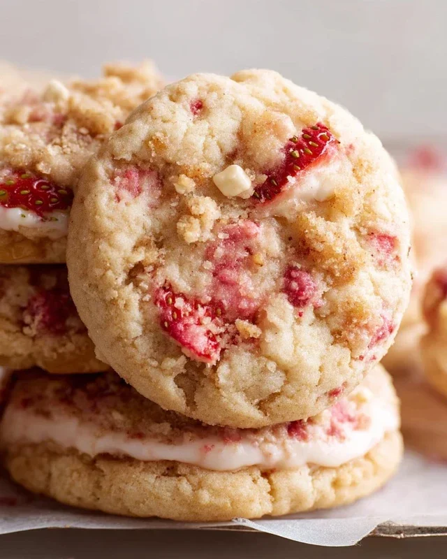 Strawberry Shortcake Cookies