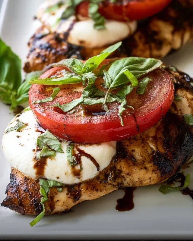 Grilled Chicken Caprese