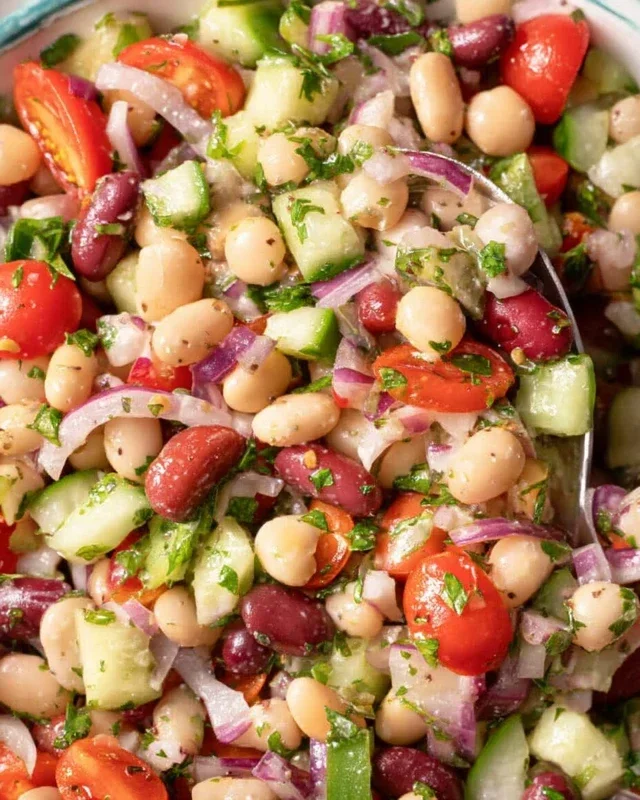 Mediterranean Bean Salad