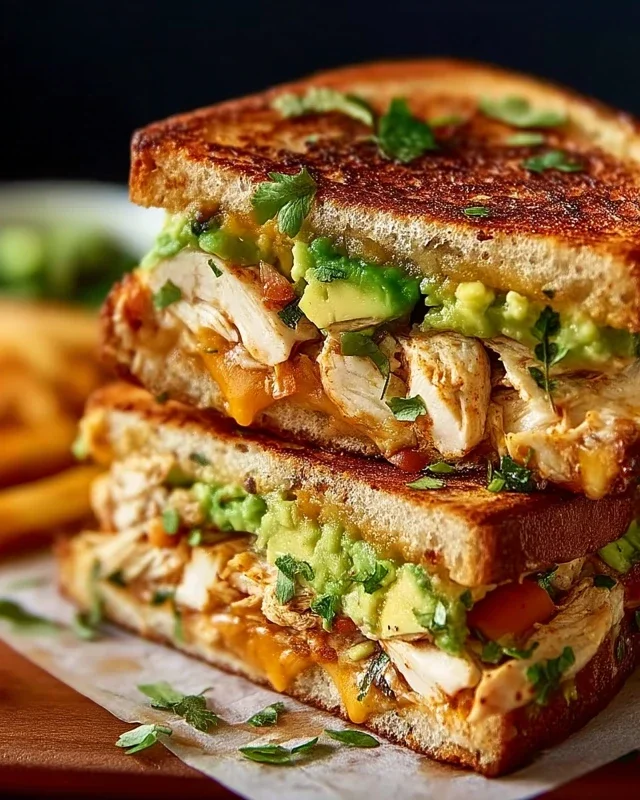 Chicken Avocado Melt Sandwich