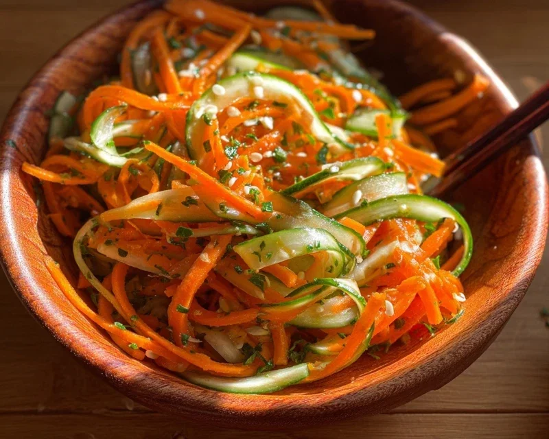 Cucumber Carrot Salad