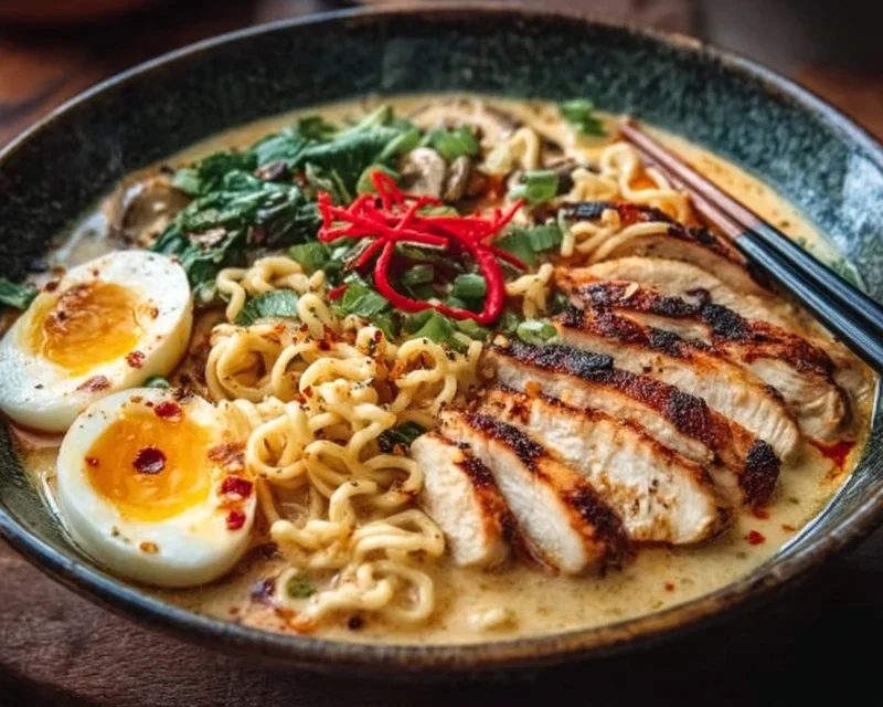 Creamy Garlic Chicken Ramen: An Incredible Ultimate Recipe
