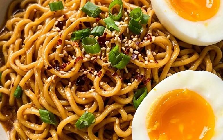 Easy Saucy Ramen Noodles