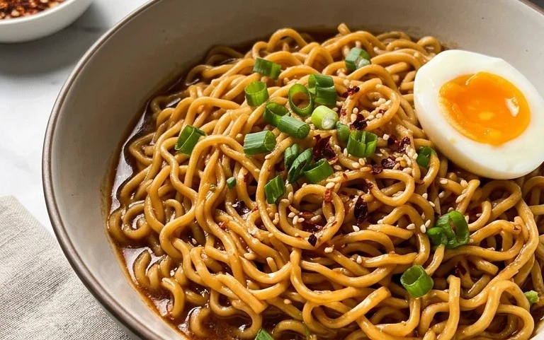 Easy Saucy Ramen Noodles