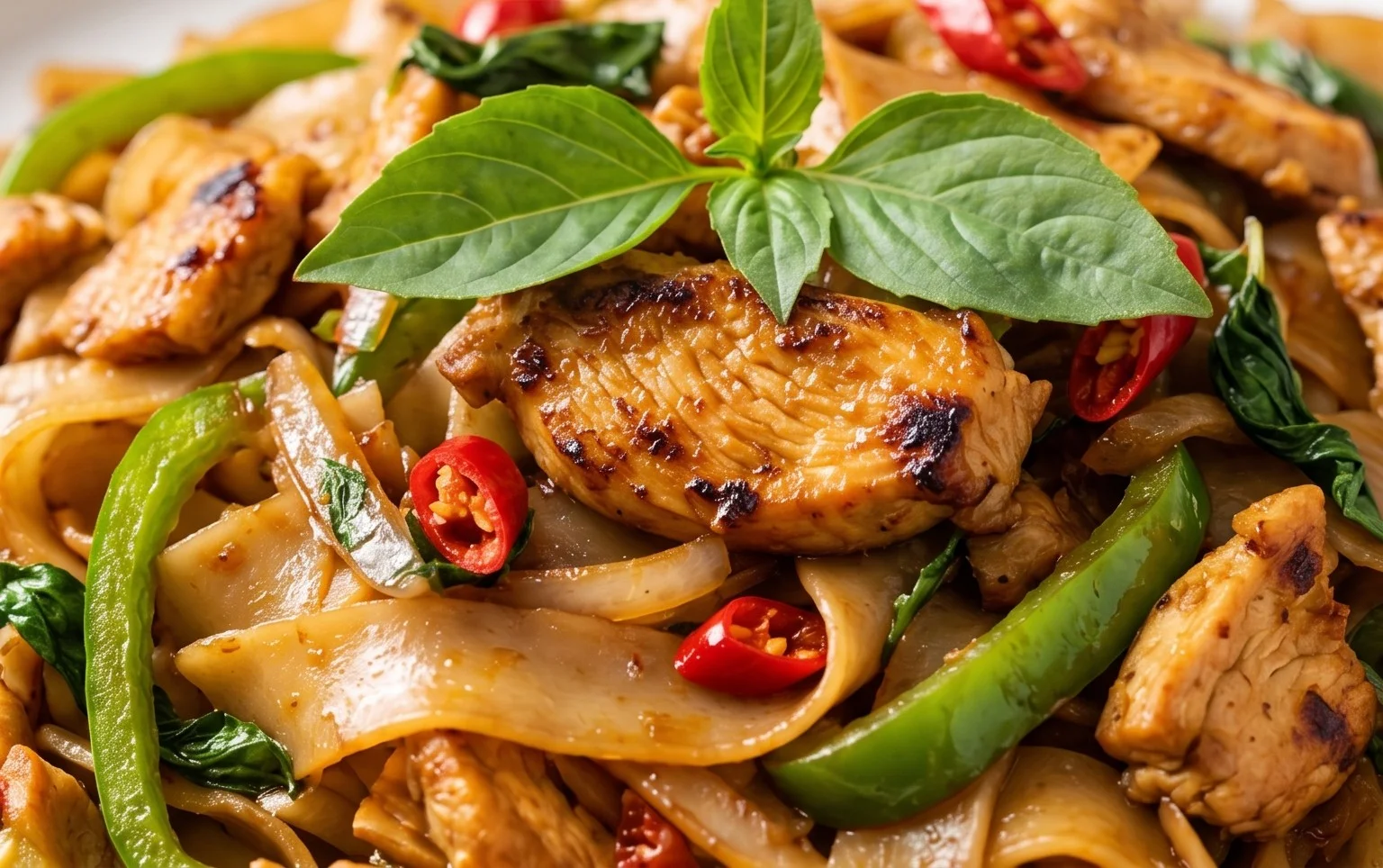 Drunken noodles