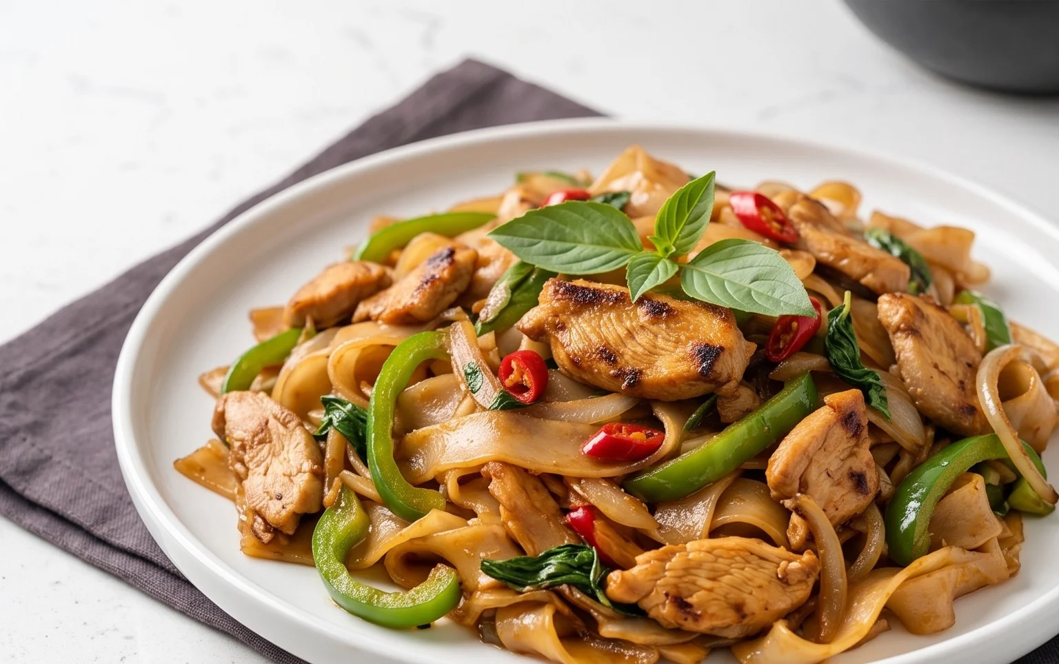 Drunken noodles