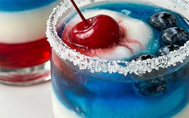 July 4th Layered Drinks Recipe