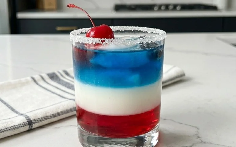 July 4th Layered Drinks Recipe