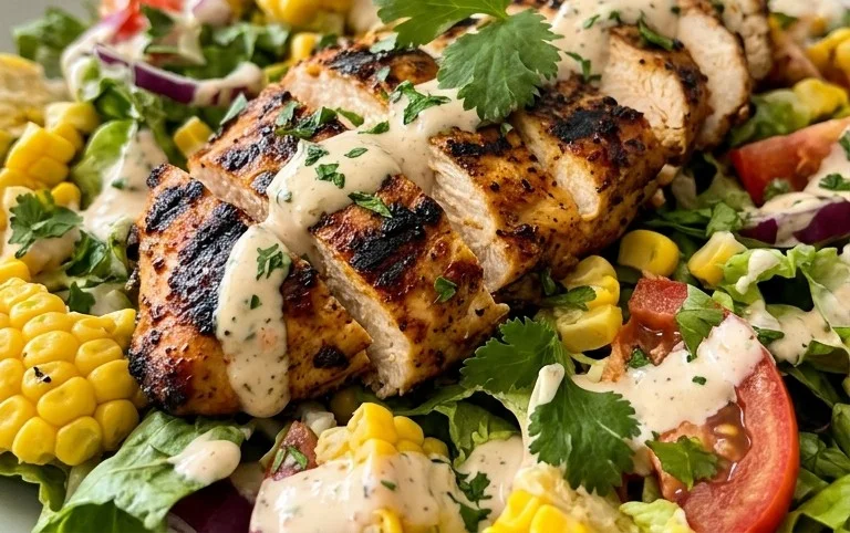 Peruvian Grilled Chicken Salad