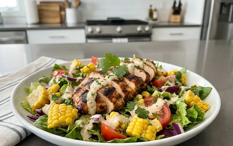 Peruvian Grilled Chicken Salad