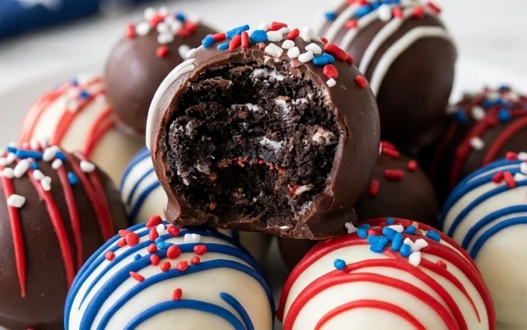 Patriotic Oreo Balls