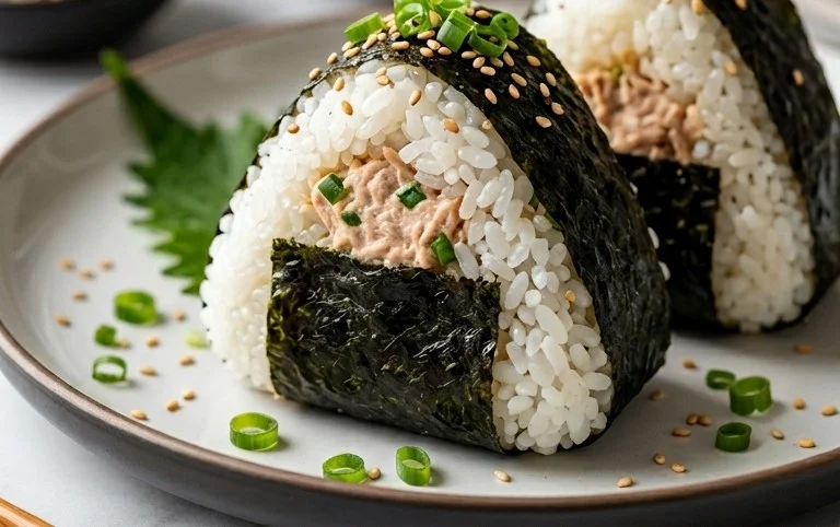 15-min. Easy Japanese Tuna Onigiri