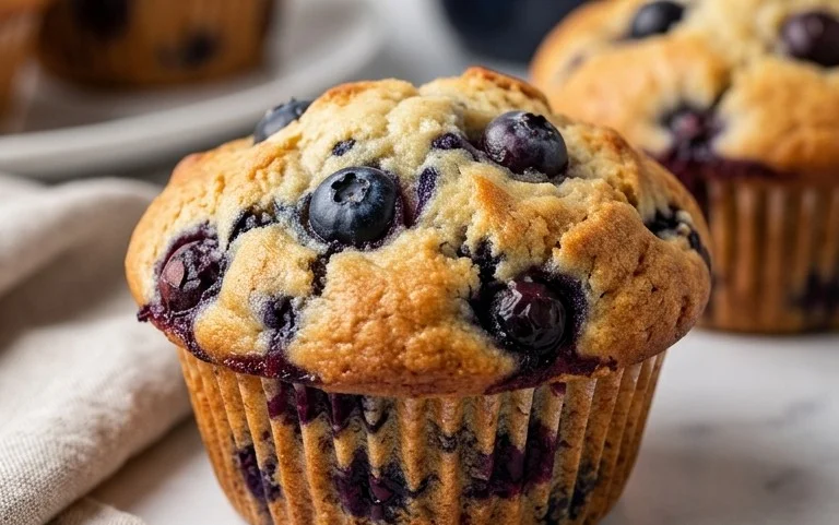 Homemade Blueberry Muffins