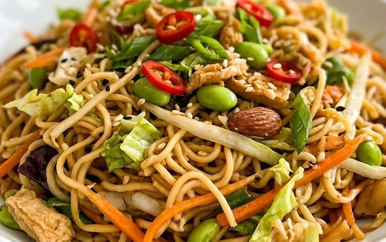 Crunchy Asian Ramen Noodle Salad Recipe