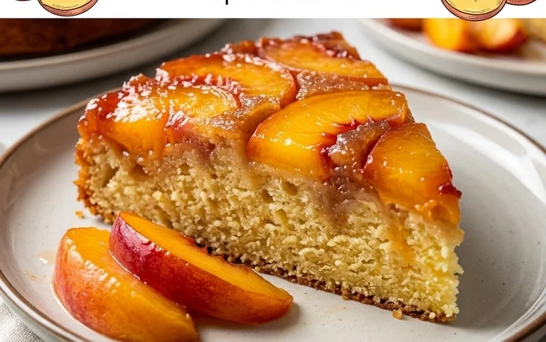 Peach Upside-Down Cake Recipe
