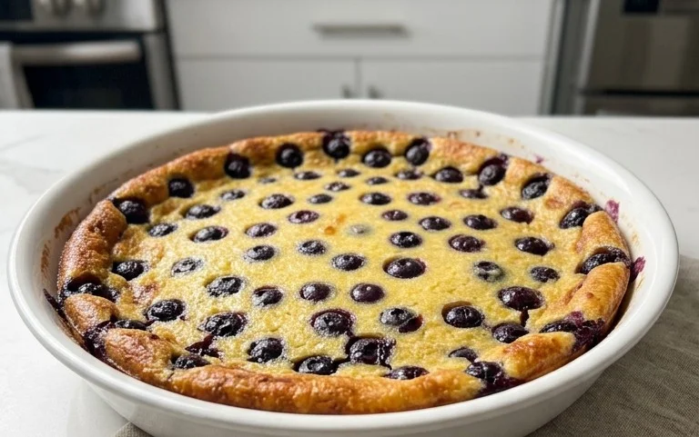 Lemon Blueberry Clafoutis