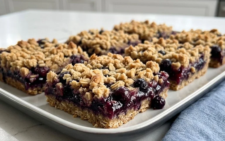 Blueberry Oatmeal Bars