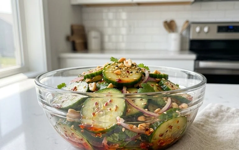 Spicy Asian Cucumber Salad