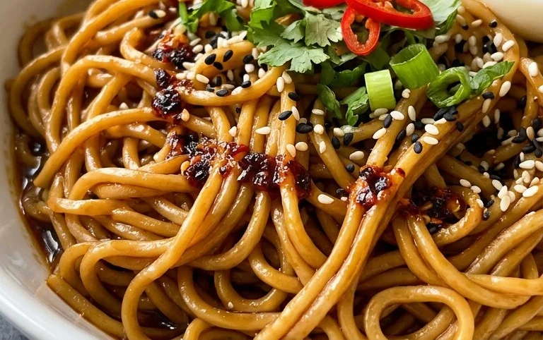 Easy Saucy Ramen Noodles