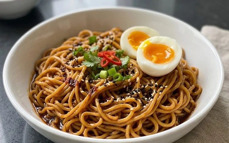 Easy Saucy Ramen Noodles