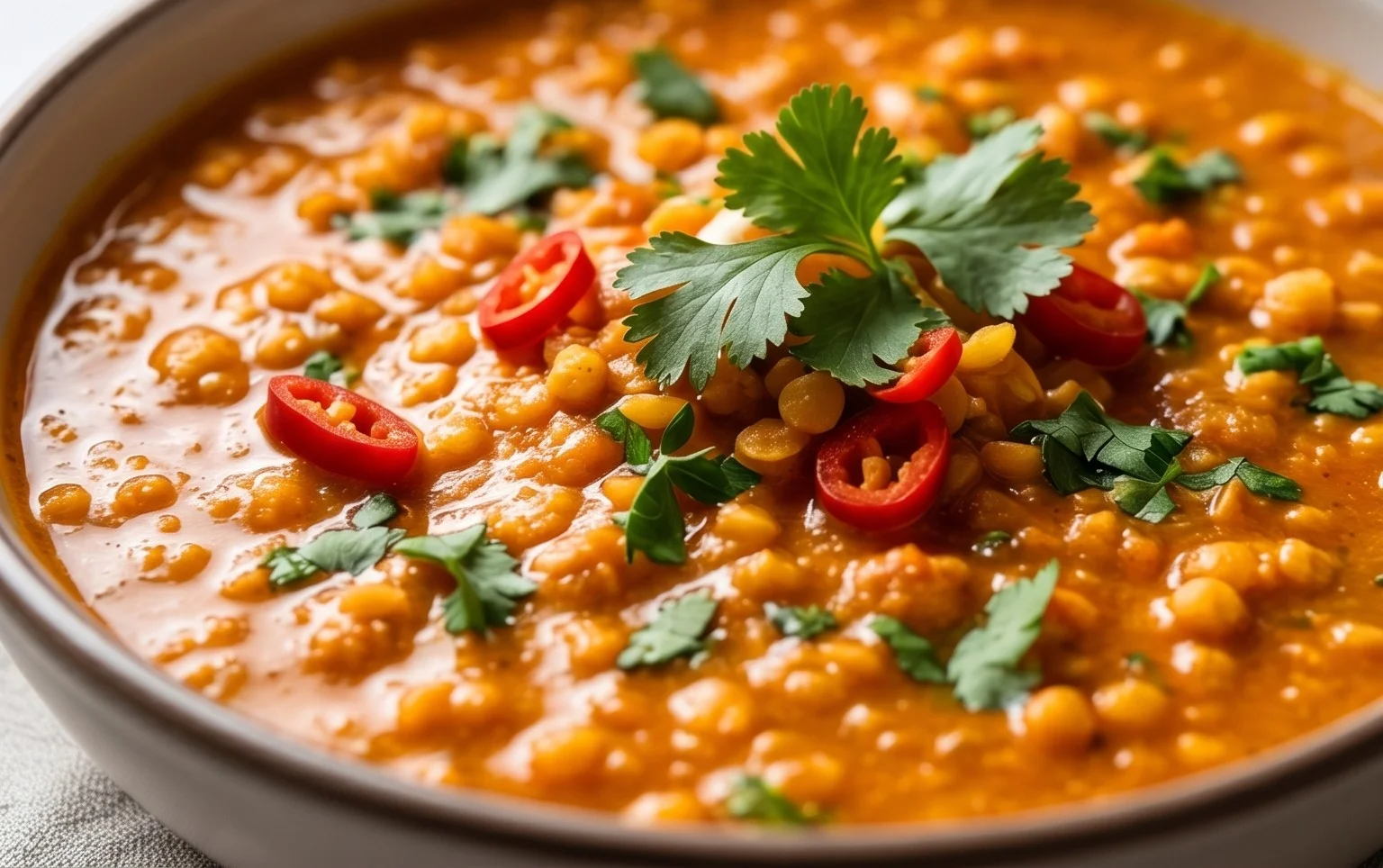 Spicy Red Lentil Curry