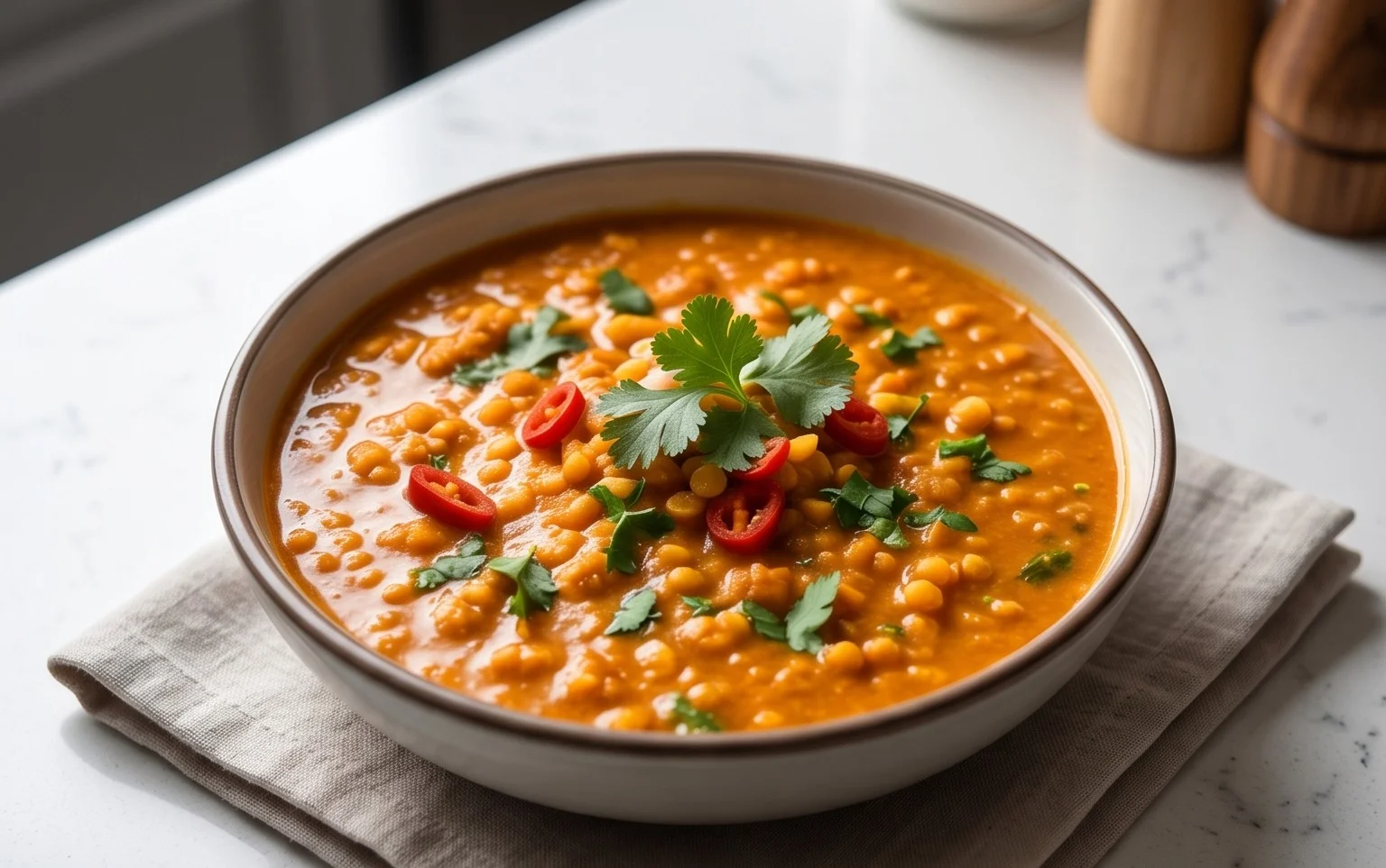Spicy Red Lentil Curry