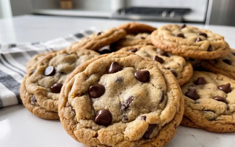 Crispy and Chewy Chocolate Chip Cookies